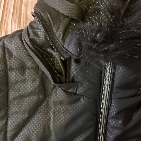 INTL d.e.t.a.i.l.s Winter Puff Black Pull Over Coat. - Picture 3 of 6